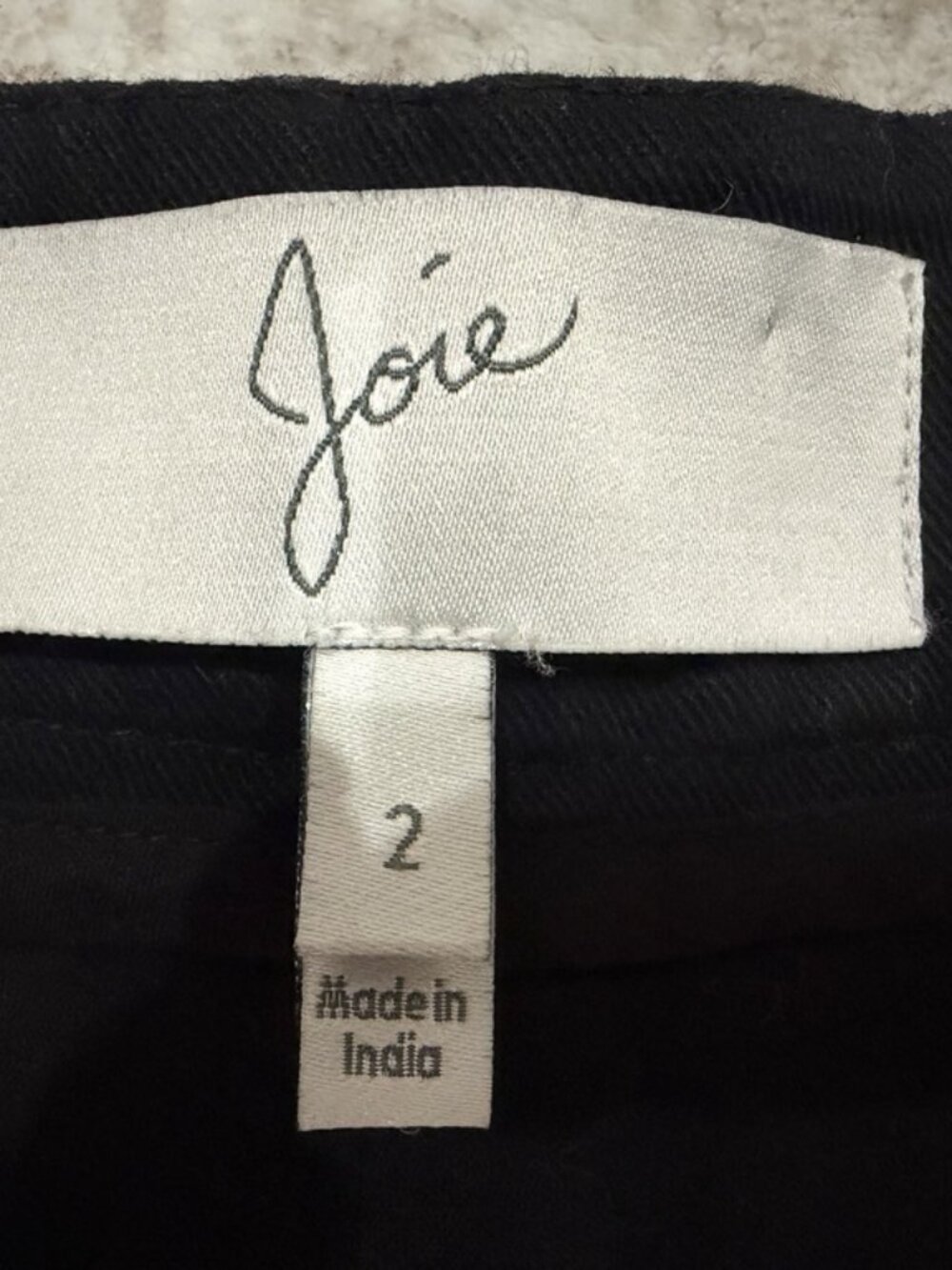 Joie Gerardine Black White Embroidered Cotton Shorts Size 2